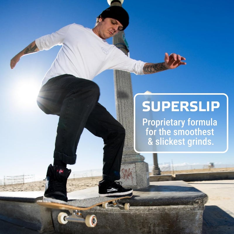 fireball SuperSlip Pro Skateboard Wax for Rails - USA Formulated Skate Curb Wax for Scooters Aggressive Inline and Skateboards - Custom Formula Professional Skate Wax - Image 3